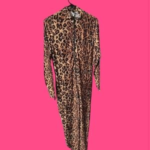 Leopard Print Jumpsuit